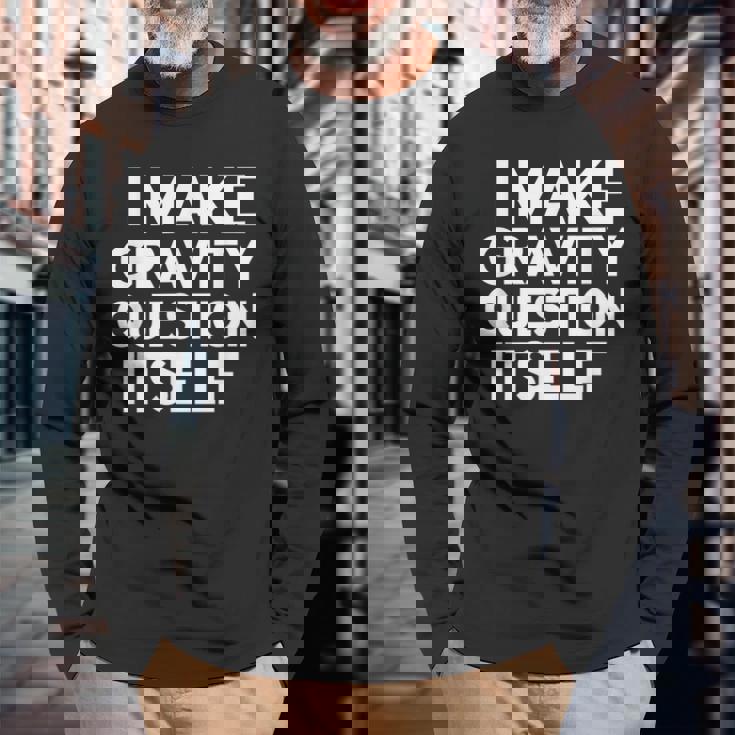 ハイツ・ルック・イージー・ファニー・エアリアル 長袖Tシャツ 高齢者への贈り物