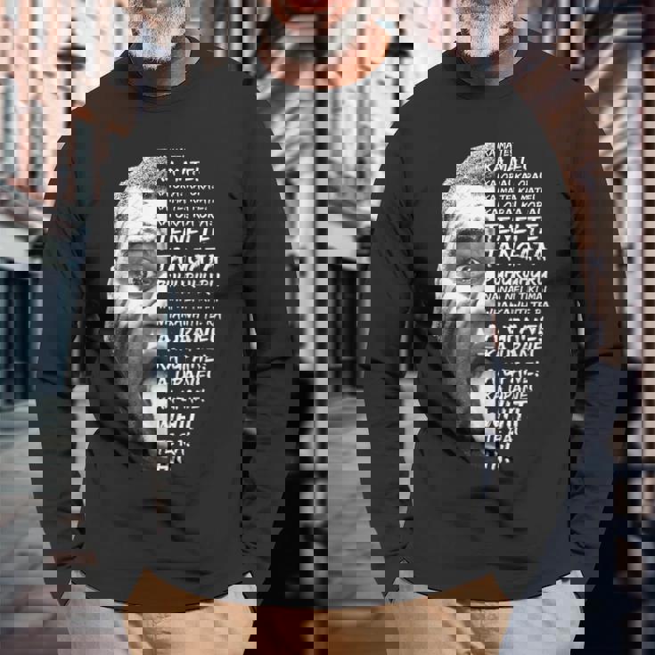 ハカニュージーランドブラックマオリ族ユニフォームグッズラグビー 長袖Tシャツ 高齢者への贈り物