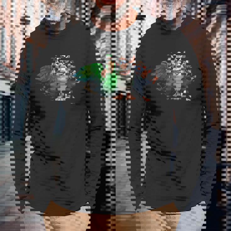 ハグズ・ブーバ＆フレンズ 長袖Tシャツ 高齢者への贈り物