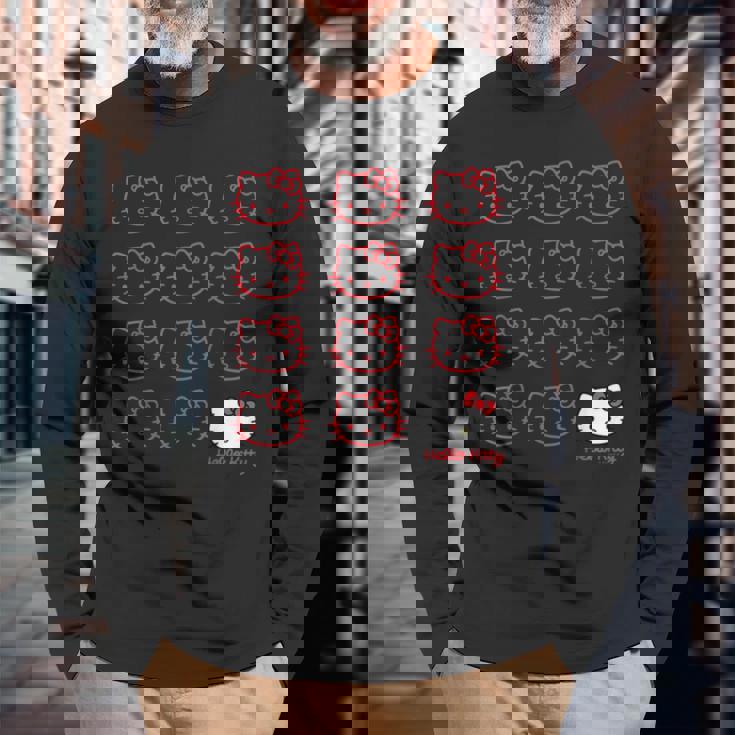 ハローキティ Usデザイン カオ 長袖Tシャツ 高齢者への贈り物