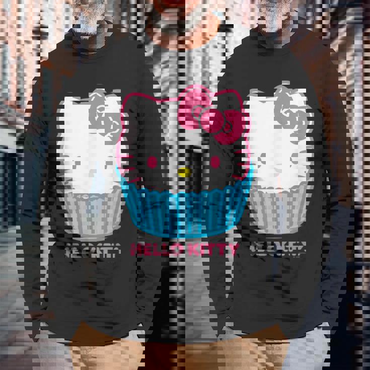 ハローキティ Usデザイン カップケーキ 長袖Tシャツ 高齢者への贈り物