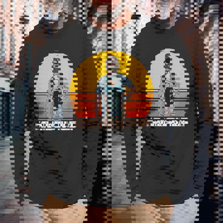 ハングオーバー映画 クラシックシネマ 面白い名前のカルロスシャツ 長袖Tシャツ 高齢者への贈り物