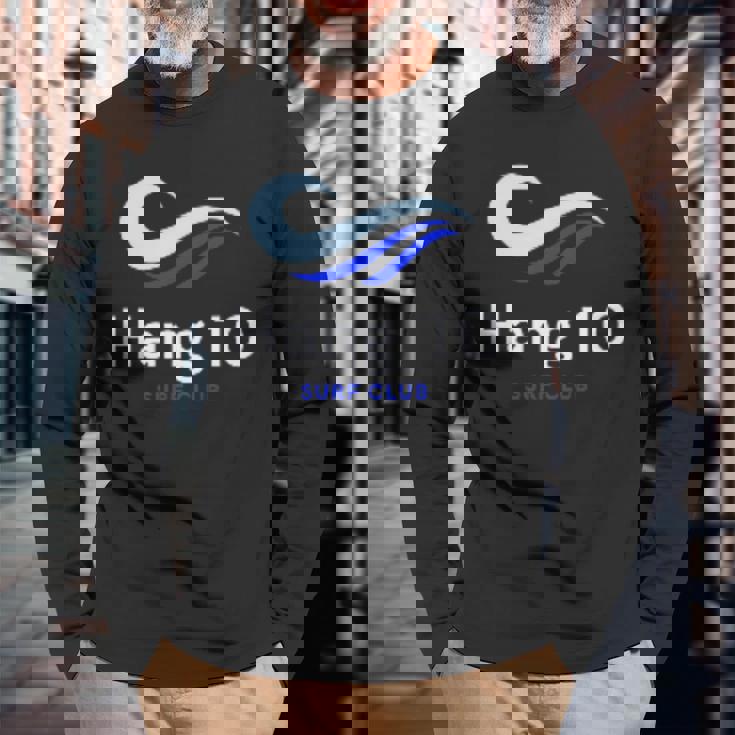 ハング・テン・サーフ・クラブ 長袖Tシャツ 高齢者への贈り物