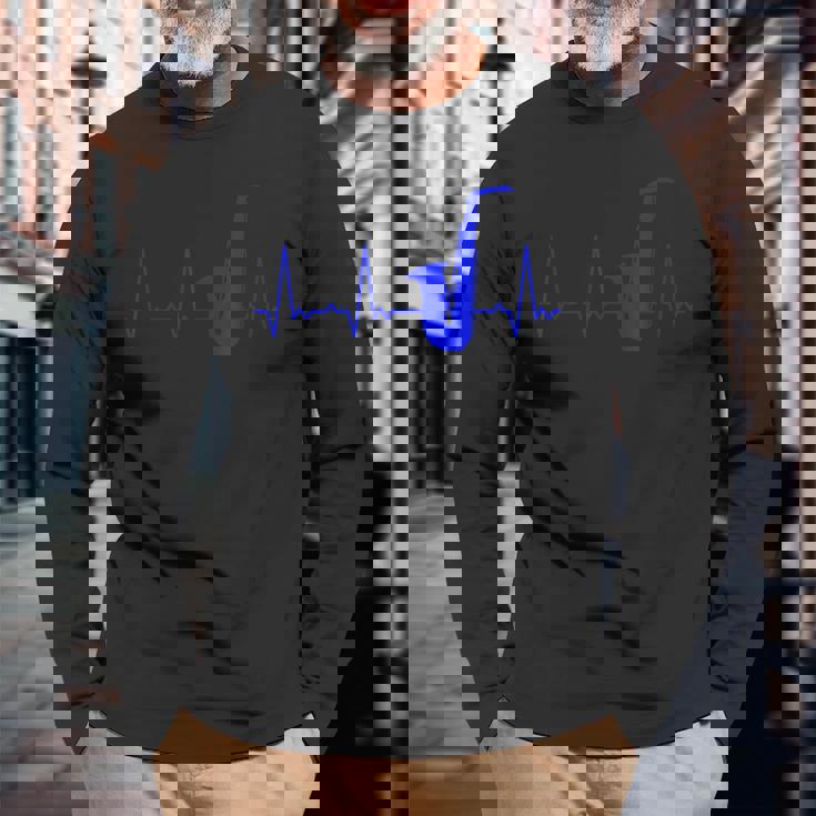 ハートビートサックス 長袖Tシャツ 高齢者への贈り物