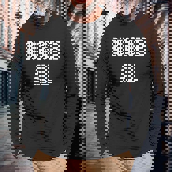 バガー 全て 長袖Tシャツ 高齢者への贈り物