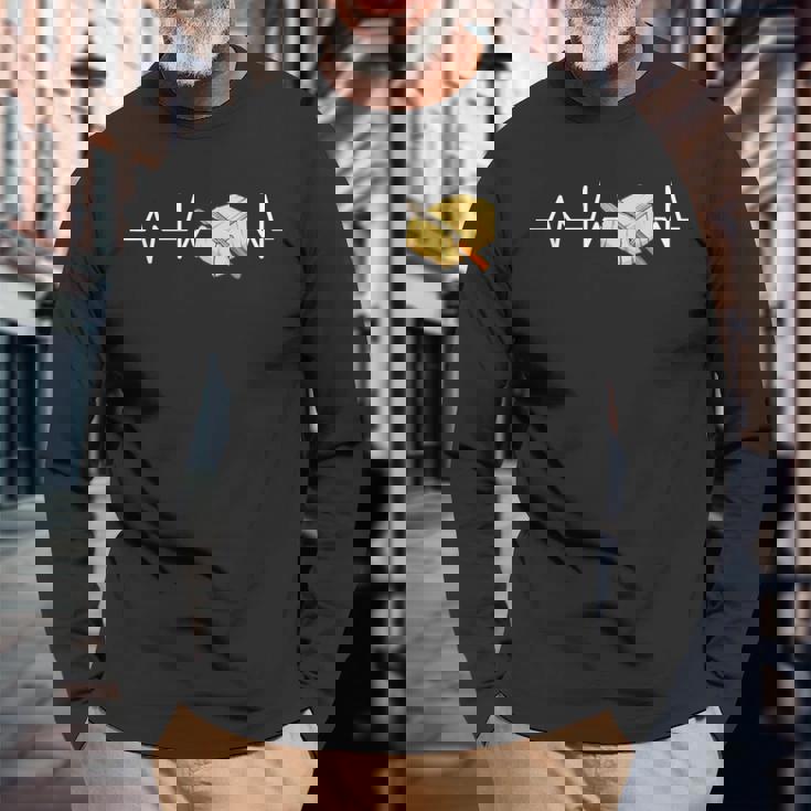 バターハートビートバターギフトバター 長袖Tシャツ 高齢者への贈り物