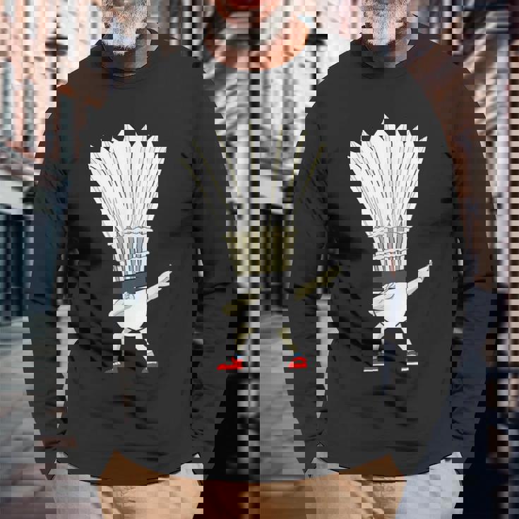 バドミントン ダビングシャトルコック バーディーボーイ バドミントン 長袖Tシャツ 高齢者への贈り物