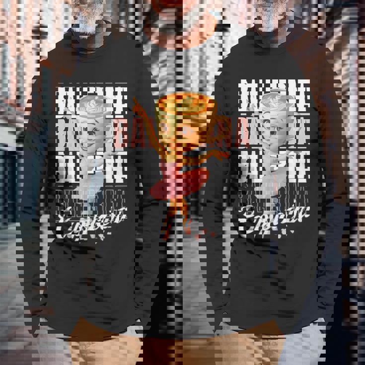 バレリーナカプチーノ 長袖Tシャツ 高齢者への贈り物