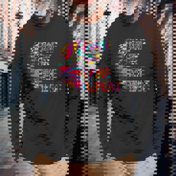 バレーボール バンプセット スパイク ラインマン ビーチ バレースポーツ アスリート 長袖Tシャツ 高齢者への贈り物