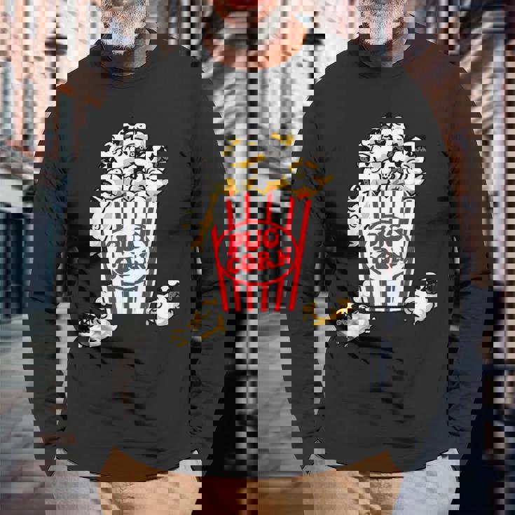 パグコーン 長袖Tシャツ 高齢者への贈り物