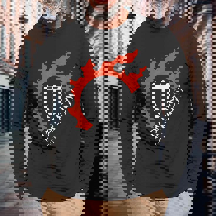 パラディン 光と闇の戦士のために 長袖Tシャツ 高齢者への贈り物