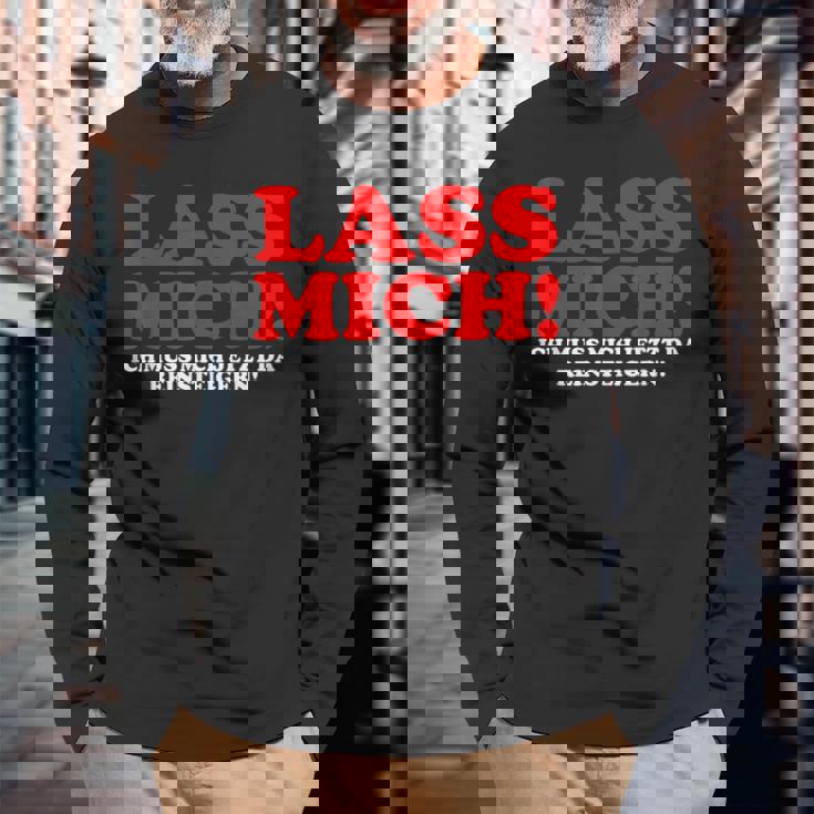 ヒステリック・ラス・ミッキー 今は入らない。 長袖Tシャツ 高齢者への贈り物