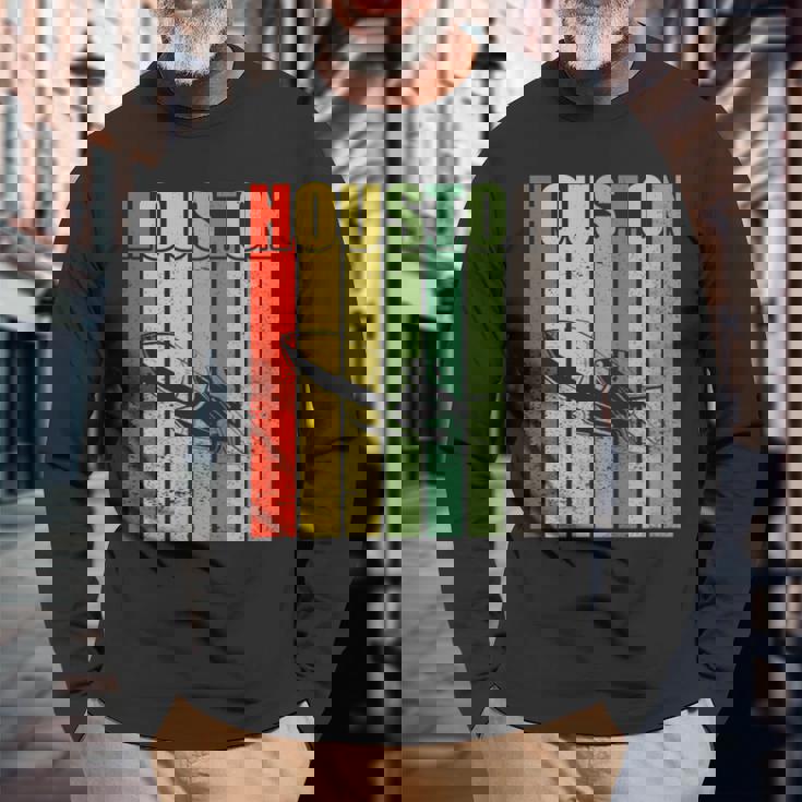 ヒューストン 長袖Tシャツ 高齢者への贈り物