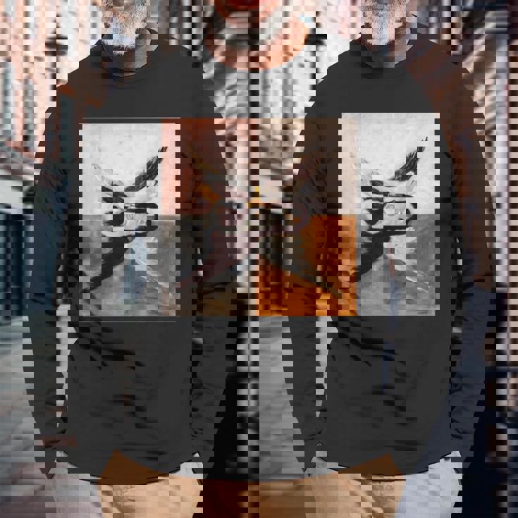 ヒルマ・アフ・クリントのスワネン 長袖Tシャツ 高齢者への贈り物