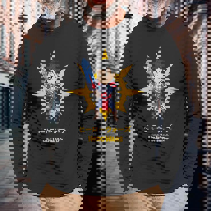 ヒーローウォーズ 同盟 長袖Tシャツ 高齢者への贈り物