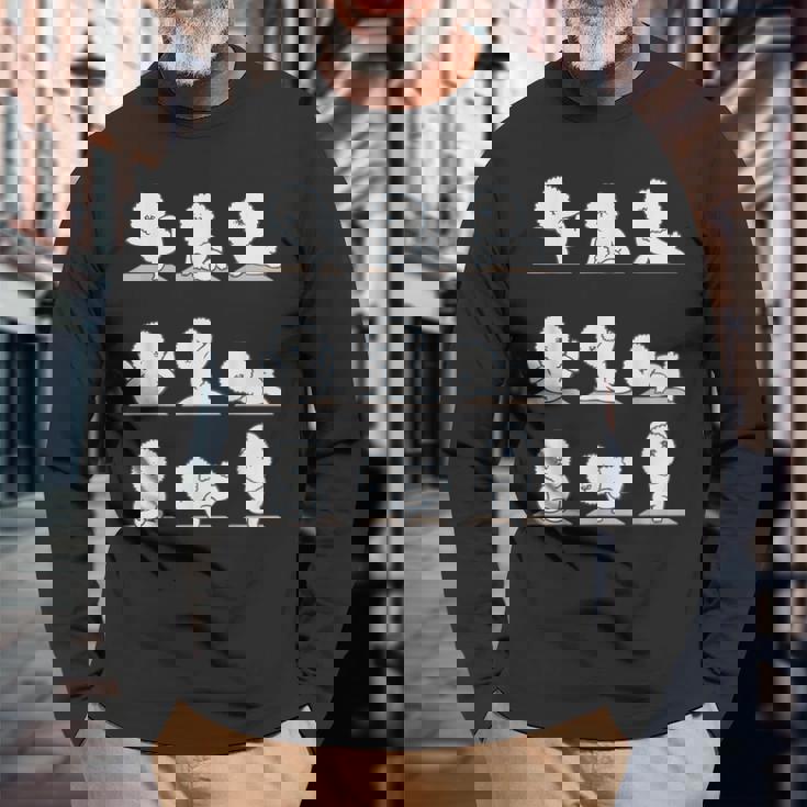 ビションフリーゼヨガ 長袖Tシャツ 高齢者への贈り物