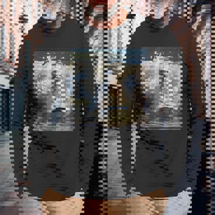 ビションフリーゼ犬 ビションフリーゼ 長袖Tシャツ 高齢者への贈り物