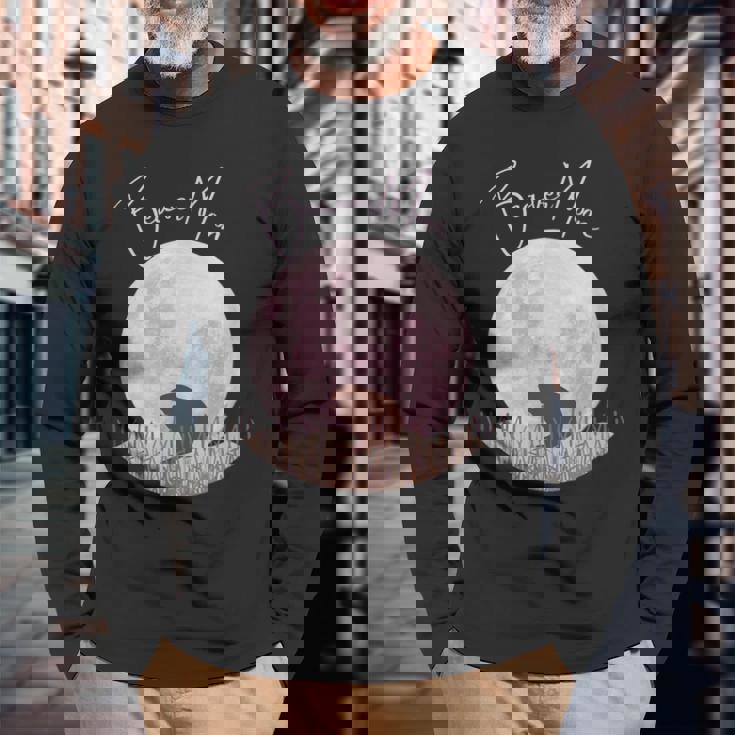 ビーバー 満月 11月 トップス、、ギア&アクセサリー 長袖Tシャツ 高齢者への贈り物