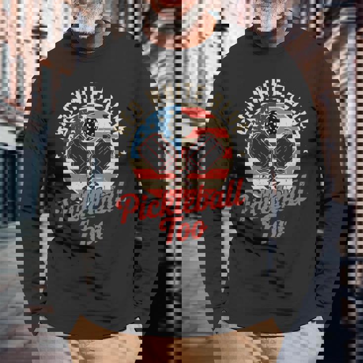 ピックルボール 長袖tシャツ 長袖Tシャツ 高齢者への贈り物