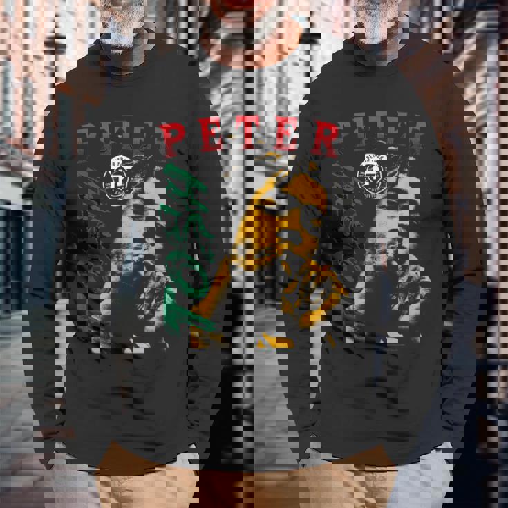 ピーター・トッシュ イエロー 写真 By Lee Jaffee 長袖Tシャツ 高齢者への贈り物