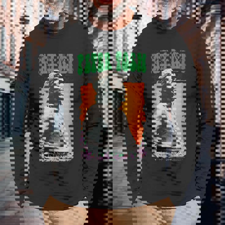 ピーター・トッシュ 写真 エイドリアン・ブート 長袖Tシャツ 高齢者への贈り物