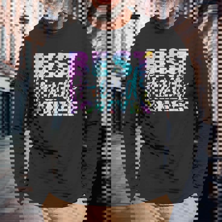 ファニータイダイ ベストフレンド マッチング Bestiequad Bff Cousins 長袖Tシャツ 高齢者への贈り物