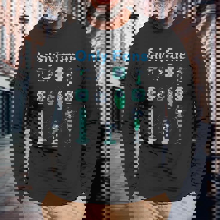 ファンのみ 長袖Tシャツ 高齢者への贈り物