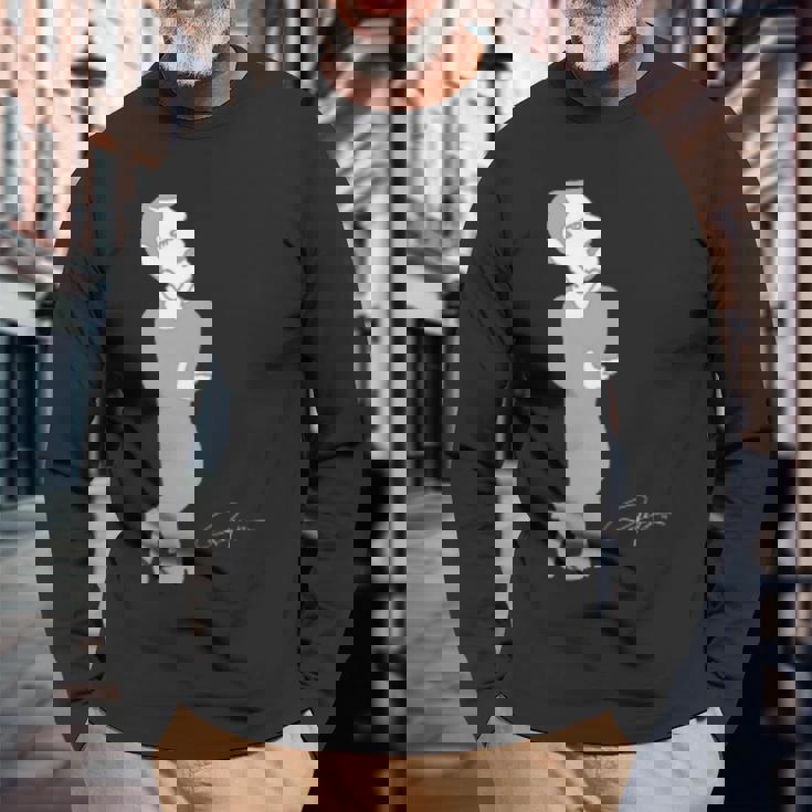 フランチェスコ キャラクター かわいい 大人 シック インスタ ワンポイント チャーミング キュート シュール お洒落 長袖Tシャツ 高齢者への贈り物