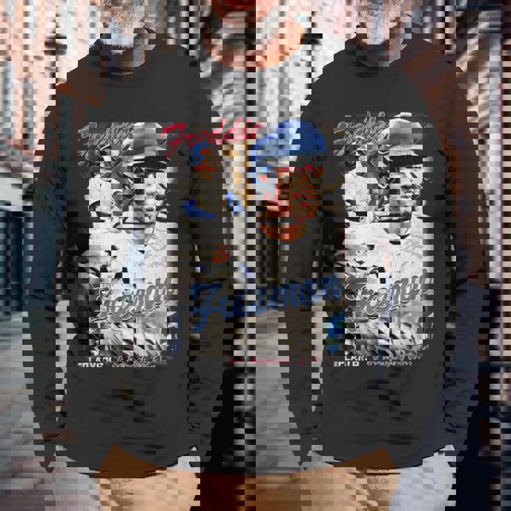 フレディ・フリーマン 長袖Tシャツ 高齢者への贈り物