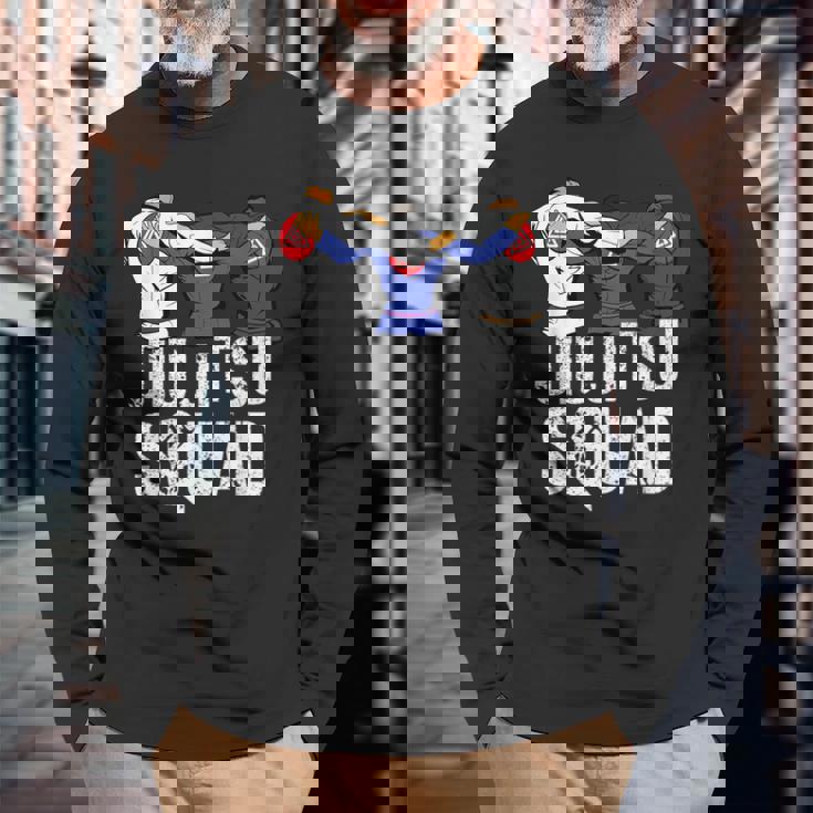 ブラジリアン柔術ケイダー 長袖Tシャツ 高齢者への贈り物