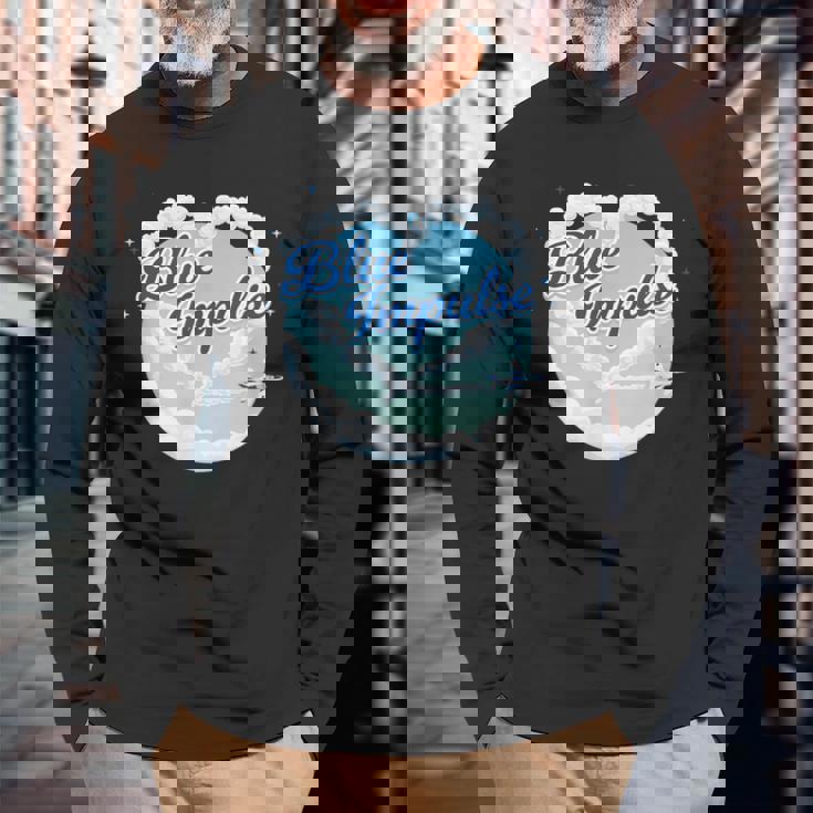 ブルーインパルス Heartfull In Theky 長袖Tシャツ 高齢者への贈り物