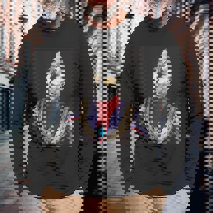 ブロマイドシリーズ ウルトラマンティガ マルチタイプ 長袖Tシャツ 高齢者への贈り物