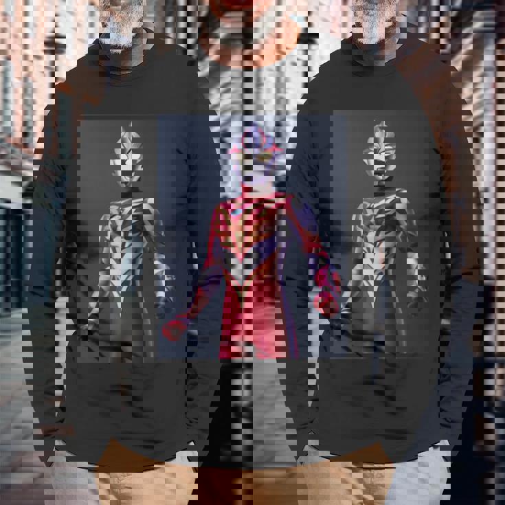 ブロマイドシリーズ ウルトラマンメビウス メビウスバーニングブレイブ 長袖tシャツ 長袖Tシャツ 高齢者への贈り物