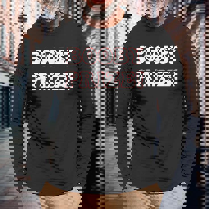 ブービー賞 長袖Tシャツ 高齢者への贈り物