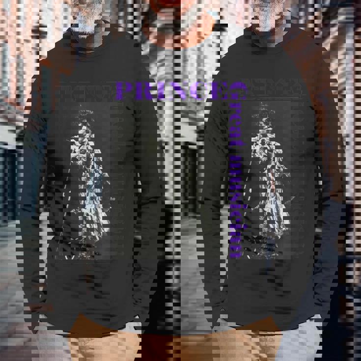 プリンス-007 長袖Tシャツ 高齢者への贈り物