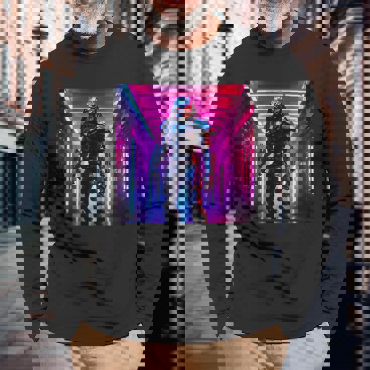 プレデターエイリアン 長袖Tシャツ 高齢者への贈り物