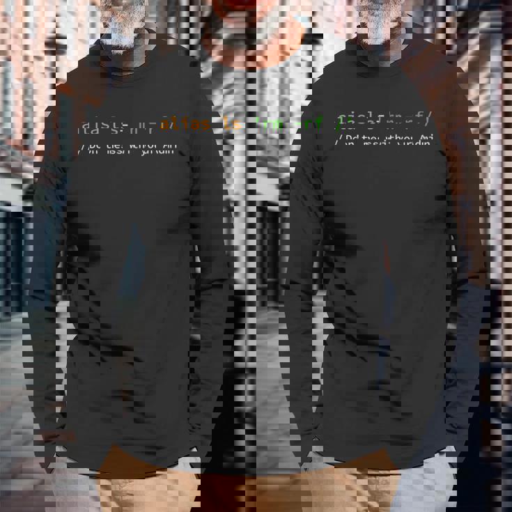 プログラムプログラミングテクノロジー ソフトウェアスクリプト Html ネットワーク 長袖Tシャツ 高齢者への贈り物