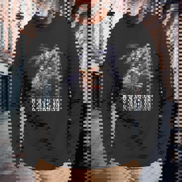 プロレス_004 長袖Tシャツ 高齢者への贈り物