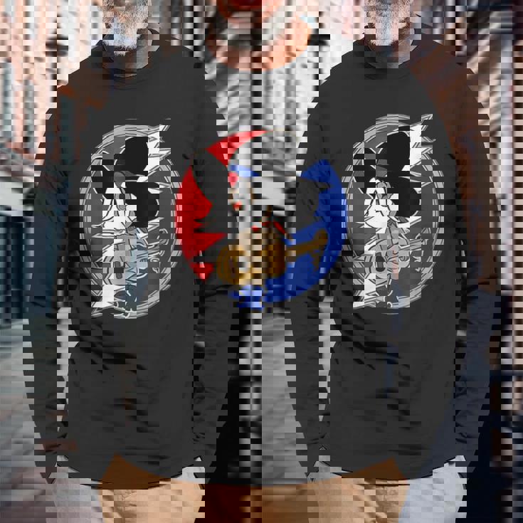 ペコスおじさん クランボーン 長袖Tシャツ 高齢者への贈り物