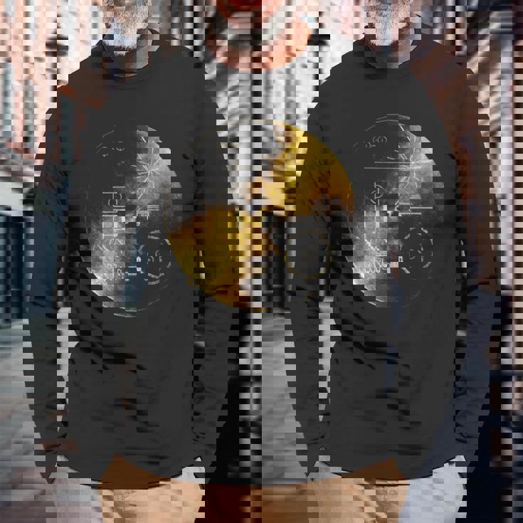 ボイジャー ゴールデンレコード 長袖Tシャツ 高齢者への贈り物