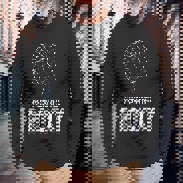 ボクサー ドッグ ロキシー ドッグ トレーナー 長袖Tシャツ 高齢者への贈り物