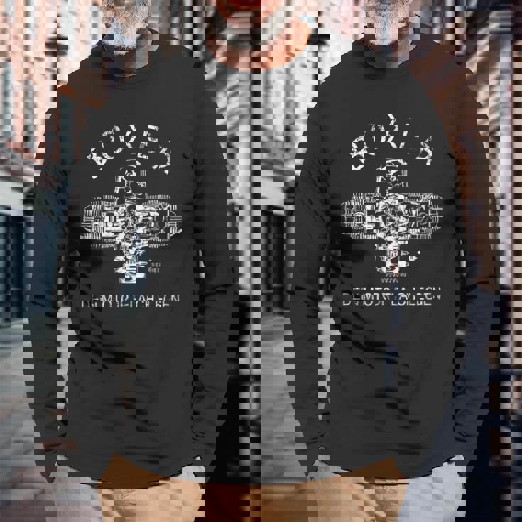 ボクサー モーター シリーズ R モーターを平らに置く オートバイ 長袖Tシャツ 高齢者への贈り物