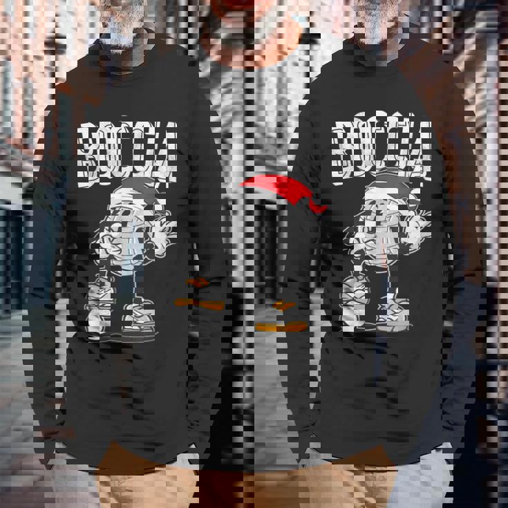 ボッチャ ボッチャボール クリスマスハット ボッチャボール ジャック付き 長袖Tシャツ 高齢者への贈り物