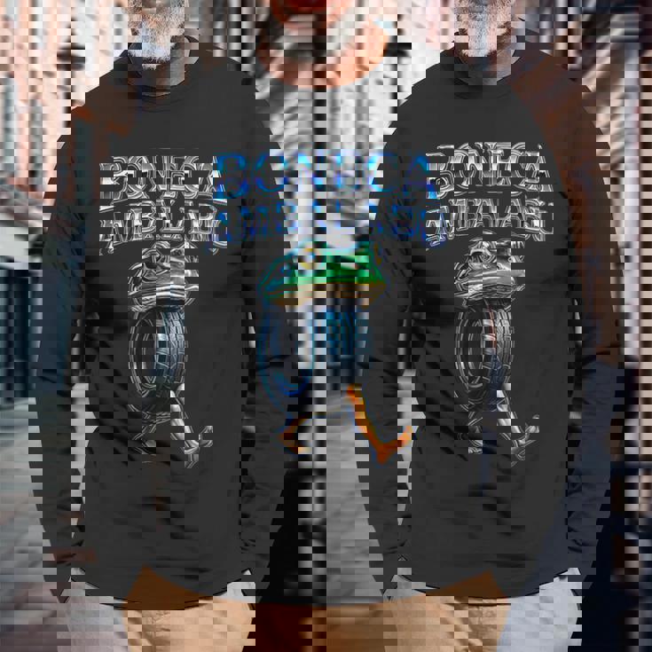 ボネカ・アンバラブ-イタリアン・ブレインロット 長袖Tシャツ 高齢者への贈り物