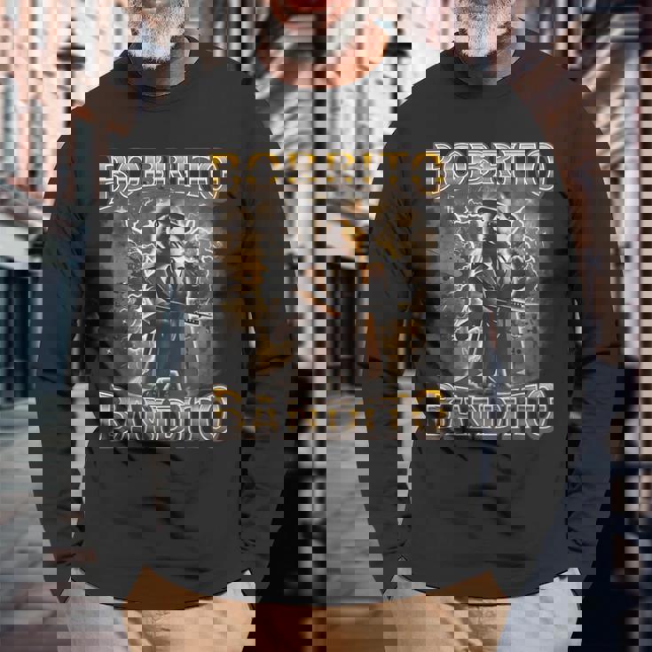 ボブリト・バンディートイタリアン・ブレインロット 長袖Tシャツ 高齢者への贈り物