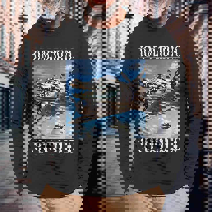 ボンバルディーノクロコダイル 長袖Tシャツ 高齢者への贈り物