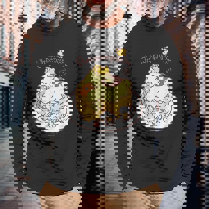 ポムポムプリン Usデザイン プリン 長袖Tシャツ 高齢者への贈り物