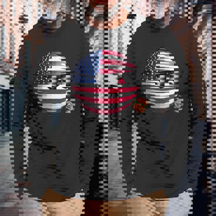 ポーランドボールusa 長袖Tシャツ 高齢者への贈り物