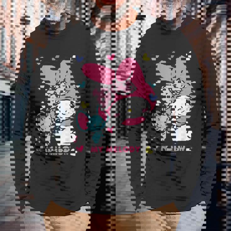 マイメロディ Usデザイン リボン 長袖Tシャツ 高齢者への贈り物