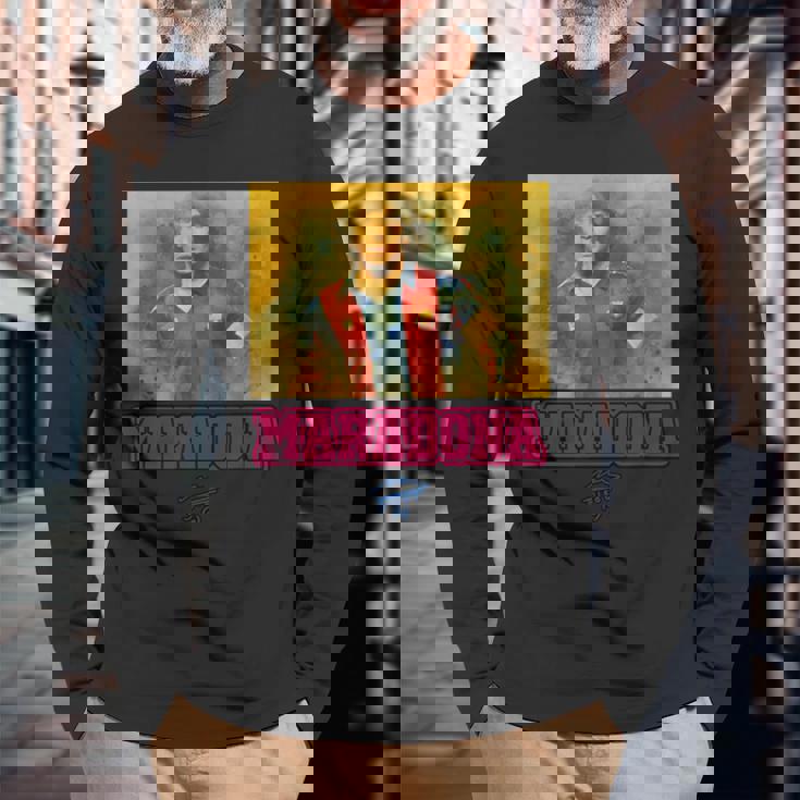 マラドーナ バルセロナ 長袖Tシャツ 高齢者への贈り物